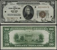 20 dolarów 1929, seria B01288547A, banknot parok