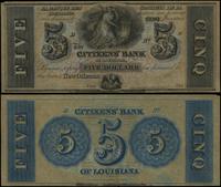 5 dolarów 18.. (ok. 1850-1860), niewypełniony bl