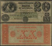 20 dolarów 18.. (ok. 1850-1860), niewypełniony b