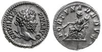 denar 202-210, Rzym, Aw: Popiersie cesarza w pra