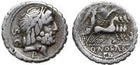 Republika Rzymska, denar serratus, 83-82 pne