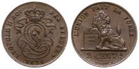Belgia, 2 centimes, 1876