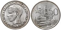 50 franków 1958, srebro, pięknie zachowane, KM 1