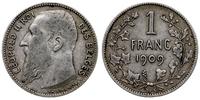 1 frank 1909, srebro, KM 57.1