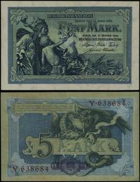 5 marek 31.10.1904, seria Y, numeracja 638684, z