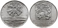 25 koron 1970, 25 lat wyzwolenia, srebro, piękne