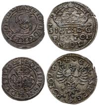 grosz koronny 1624 oraz szeląg litewski 1626, Kr