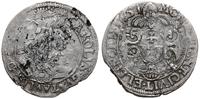 ort 1657, Elbląg, wariant z literami NH, moneta 
