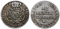 1/12 talara (dwugrosz) 1763 EDC, Lipsk, moneta c