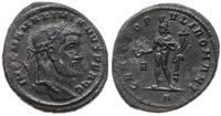 follis 296-297, Rzym, Aw: popiersie cesarza w wi