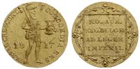 dukat 1817, Utrecht, złoto 3.50 g, Delmonte 1188