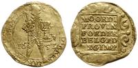 dukat 1653, złoto 3.41 g, moneta wytarta, nierów