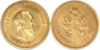5 rubli 1889, złoto 6.44 g