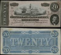 20 dolarów 17.02.1864, X seria - A, numeracja 14