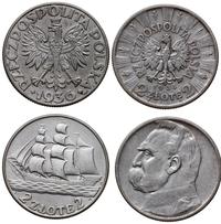zestaw: 2 x 2 złote, Warszawa, 2 złote 1934 Józe