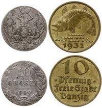 zestaw 2 monet, zestaw składa się z monet: 10 gr