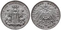 Niemcy, 3 marki, 1908 J