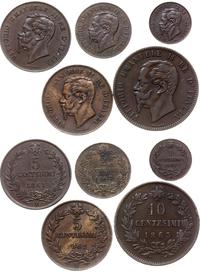 zestaw 5 monet, w skład zestawu wchodzą: 1 cente