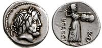 denar 80 pne, Rzym, Aw: Głowa Jupitera w prawo i