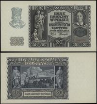 20 złotych 1.03.1940, seria L, numeracja 2940770