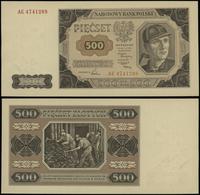 500 złotych 1.07.1948, seria AC, numeracja 47412
