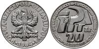 20 złotych 1964, Warszawa, klucz, sierp i kielni