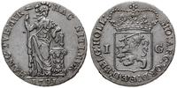 1 gulden 1791, srebro 10.60 g, moneta czyszczona