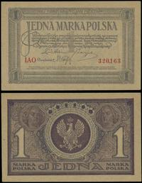 1 marka polska 17.05.1919, seria IAO, numeracja 