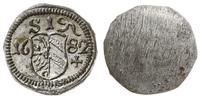 fenig 1682, Norymberga, jednostronny, bardzo ład