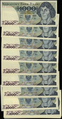 Polska, zestaw: 15 x 1.000 złotych, 1.06.1982