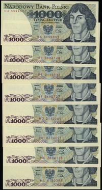 zestaw: 16 x 1.000 złotych 1.06.1982, różne seri