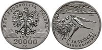 20 000 złotych  1993, Warszawa, Jaskółki, PRÓBA 