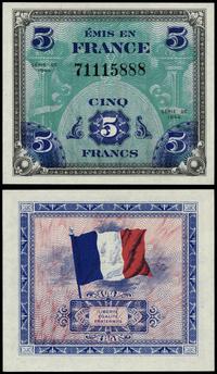 5 franków 1944, numeracja 71115888, piękne, Pick
