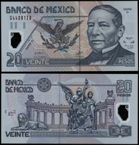 20 pesos 17.05.2001, seria D / G, numeracja 4408