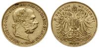 10 koron 1896, Wiedeń, złoto 3.36 g, Herinek 382