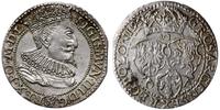 szóstak 1596, Malbork, małe popiersie króla, krą