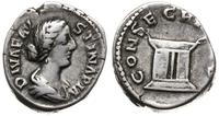 denar pośmiertny 176-180, Rzym, Aw: Popiersie ce