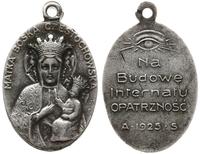 Polska, Matka Boska Częstocowska - medalik z uzkiem, 1925