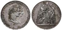 1 gulden zaślubinowy 1854, Wiedeń, wybity z okaz