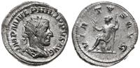 antoninian 244-247, Rzym, Aw: Popiersie w koroni