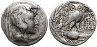 tetradrachma 186-86 pne, Aw: Głowa Ateny w prawo