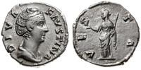 denar pośmiertny po 141 , Rzym, Aw: Popiersie ce