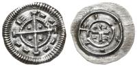 denar 1134-1141, Aw: Długi krzyż z centralnym kó