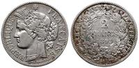 2 franki 1895, Paryż, typ Ceres, srebro 9.94 g, 