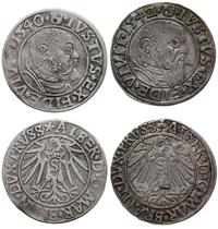 Prusy Książęce 1525-1657, zestaw 2 x grosz, 1540, 1542