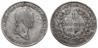 1 złoty 1833, Warszawa, rzadki rocznik, Bitkin 1