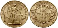 100 franków 1912 A, Paryż, złoto 32.25 g, rysy n