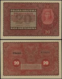 20 marek polskich 23.08.1919, seria II-L, numera