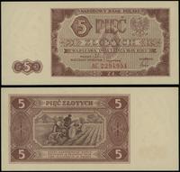 Polska, 5 złotych, 1.08.1948