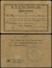 50 fenigów 8.08.1914, na stronie odwrotnej piecz
